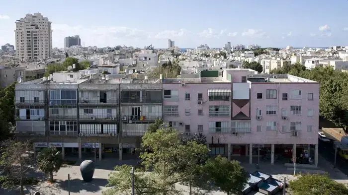 קסטל, אבן גבירול פינת פנקס במבט מבית "וואלה!"