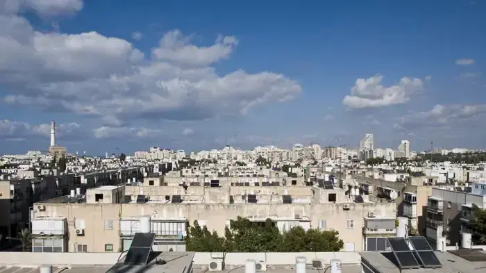 בתים בתל אביב, מבט מלמעלה לכיוון צפון תל אביב