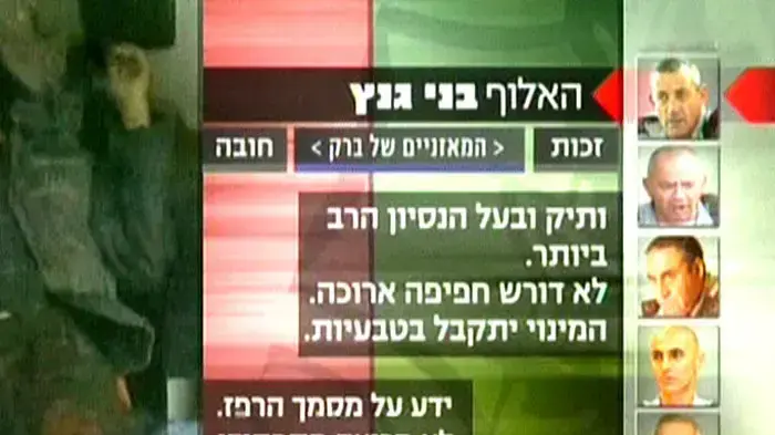 רשימת הרמטכ"לים האפשריים וסיכוייהם