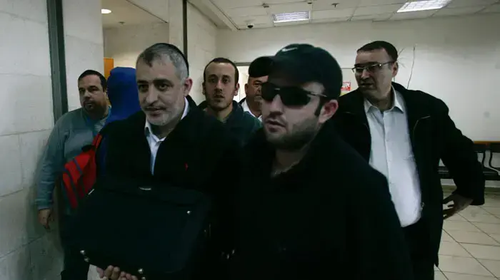 סמי לוי, לשעבר סגן ראש העיר חדרה, בבית המשפט בחשד לעברות מין, פברואר 20110203