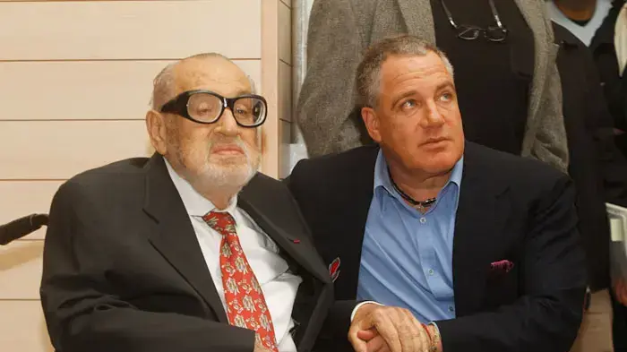עידן עופר וסמי עופר בערב פתיחה של בניין הלב, בית חולים חירום באיכילוב, מרץ 2011