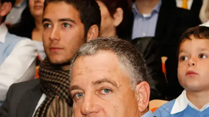 עידן עופר בערב פתיחה של בניין הלב, בית חולים חירום באיכילוב, מרץ 2011
