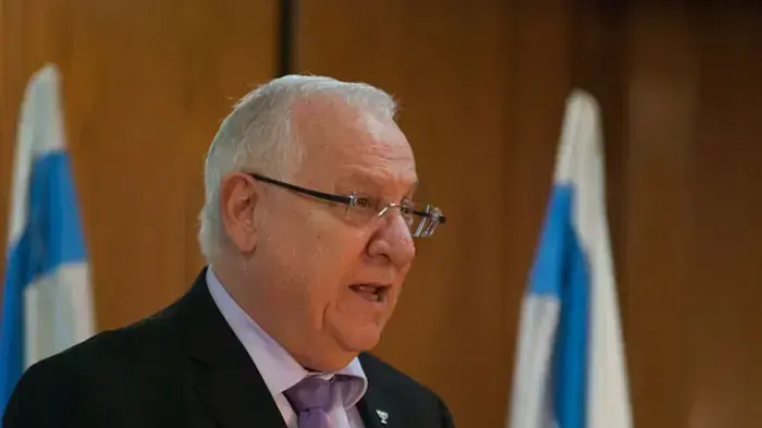 רובי ריבלין במהלך יום עיון בנושא: "בגין והפרלמנטריזם הישראלי" במלאת 19 שנים לפטירתו של ראש הממשלה מנחם בגין ז"ל, מרץ 2011