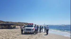 סריקות אחר אישה נעדרת בחוף הים בקיסריה 21 בספטמבר 2018