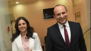 איילת שקד ונפתלי בנט בהצהרה מיוחדת, בחירות 2019, 29 דצמבר 2018