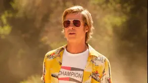 בראד פיט ב"היו זמנים בהוליווד"