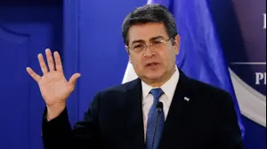 נשיא הונדורס,  חואן אורלנדו הרננדס, 9 בינואר 2020.