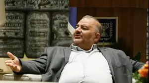 מנסור עבאס וחברי רע"ם בסבב התייעצויות אצל נשיא המדינה יצחק הרצוג לקראת הטלת המנדט להקמת הממשלה, בית הנשיא, 10 בנובמבר 2022