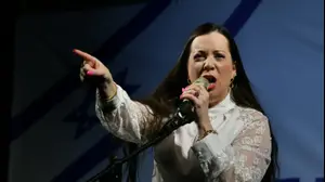 טלי גוטליב,הפגנת הימין בעד המהפכה המשפטית, רחבת מוזיאון ת"א,ת"א 1 ביוני 2023