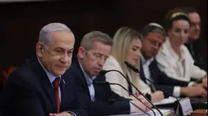 ראש הממשלה בנימין נתניהו בישיבת ממשלה, משרד רה"מ, ירושלים. 10 בדצמבר 2023