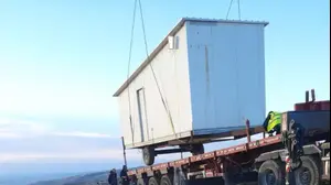 המשטרה ומג"ב הרסו בתים במאחז סמוך לישוב פני קדם במזרח גוש עציון, 9 לינואר 2024