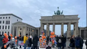 יום הולדת שנה לכפיר ביבס, שער ברנדרבורג, ברלין 18.01.24