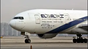 מטוס של חברת אל על בשדה התעופה בן גוריון. 2018