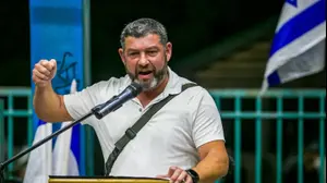 תא״ל עופר וינטר מדבר בכנס יום ירושלים, אריאל, 4 ליוני 2024