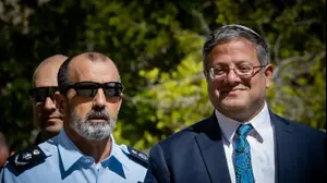 המפכ"ל דני לוי עם השר לביטחון לאומי איתמר בן גביר