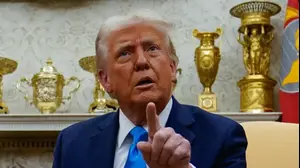 נשיא ארה"ב דונאלד טראמפ נפגש עם ראש הממשלה בנימין נתניהו בוושינגטון , 4 בפבואר 2025