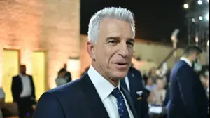 ראש המוסד דדי ברנע בעצרת הפתיחה הממלכתית ליום הזיכרון לשואה, יד ושם ירושלים, 23 באפריל 2025