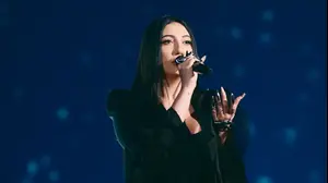 יובל רפאל בחזרה השנייה על במת אירוויזיון 2025 בבזל, שווייץ