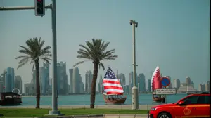 קטאר בעת ביקור נשיא ארה"ב, 14 במאי 2025