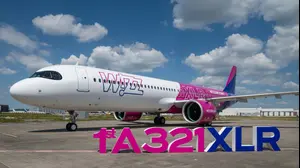 מטוס AirbusA321XLR של וויזאייר