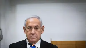 ראש הממשלה בנימין נתניהו באולם בית המשפט בחקירה הנגדית בתיקי האלפים
3 ביוני 2025