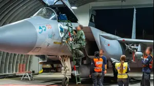 המראות מטוסי קרב של חיל האוויר לקראת התקיפות בטהראן. 15 ביוני 2025