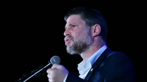 בצלאל סמוטריץ'-ועידת הימין הישראלי "כנס החזון השני של המחנה הלאומי", אקספו תל אביב. 31 ביולי 2025