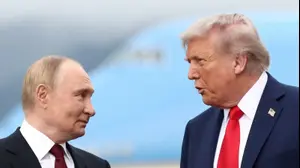 פוטין וטראמפ באלסקה, 15 באוגוסט 2025