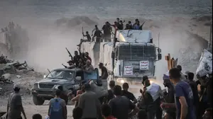 משאיות סיוע הומינטרי, עזה. 19 באוגוסט 2025