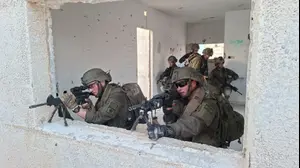 ביקור במחנה תבץ של חטיבת החשמונאים