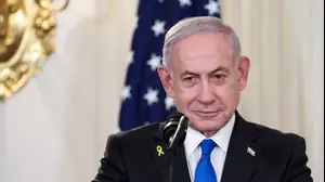 מסיבת עיתונאים של רה"מ נתניהו ונשיא ארה"ב טראמפ, אולם הנשפים בבית הלבן, 29 בספטמבר 2025