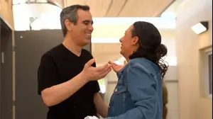 עמרי מירן עם אשתו לישי מירן לביא