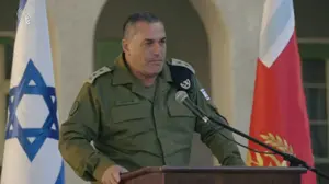 מעמד חילופי מפקד הגיס הצפוני, הרמטכ״ל אייל זמיר. 15 באוקטובר 2025