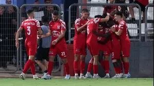 שחקני בני סכנין חוגגים