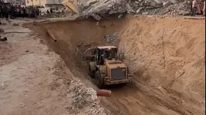 חפירות בעזה בחיפוש אחר חטופים חללים