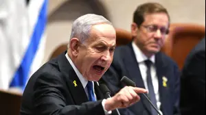 רה"מ בנימין נתניהו,נשיא המדינה יצחק הרצוג,  פתיחת מושב הכנסת, 20 באוקטובר 2025