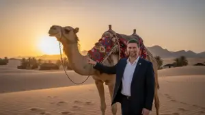 בצלאל סמוטריץ' עם גמל