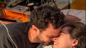 משי קלינשטיין ומתן מצפי עם בנם השני