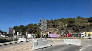 חסימת הכביש בכפר פוריידיס