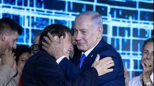 ראש הממשלה בנימין נתניהו בטקס חנוכת מרכז גנדל לשיקום, בית חולים הדסה הר הצופים. 27 באוקטובר 2025