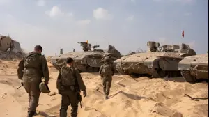 פעילות כוחות צוות הקרב של חטיבת הנח״ל במרחב הקו הצהוב