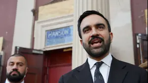 המועמד לראשות עיריית ניו יורק זוהרן ממדאני, 1 בנובמבר 2025