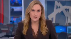 קרן מרציאנו מגנה בשידור בחדשות 12 את האלימות נגד הפרשן המשפטי של חדשות 12, גיא פלג