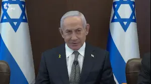 ראש הממשלה בנימין נתניהו בישיבת ממשלה, 16 בנובמבר 2025