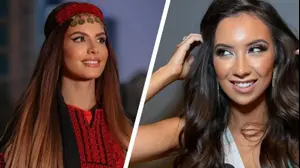 מיס ישראל מלאני שירז, מיס פלסטין נאדין איוב