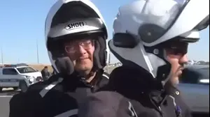 איתמר בן גביר על אופנוע