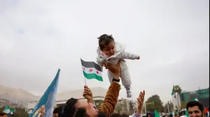 חגיגות לציון יום השנה הראשון לנפילתו של בשאר אל-אסד, דמשק, סוריה, 8 בדצמבר 2025