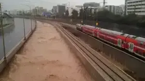 הצפה בנתיבי איילון