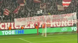 השלט של אוהדי באיירן מינכן