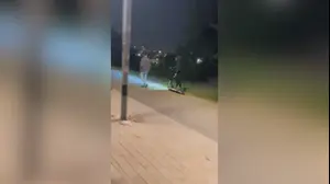 קטין ניפץ אגרטל על ראשו של גבר בנמל תל אביב